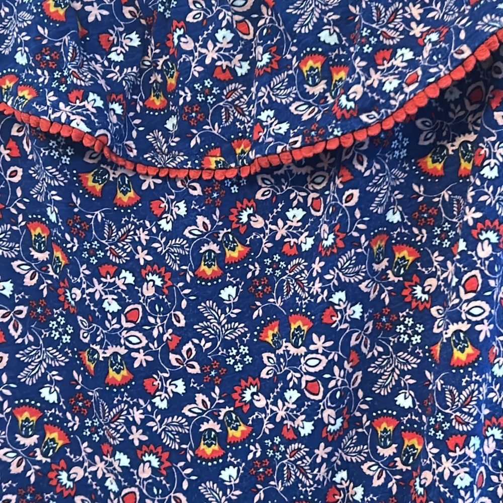 Boden Off the Shoulder Floral Dress Sz 8R 8 - Picture 2 of 6